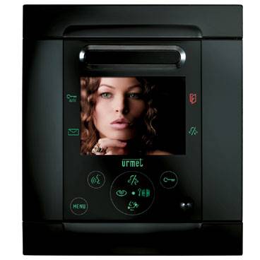URMET digitální systém 1083 - 3,5'' barevný TFT HANDS-FREE videotelefon 1706/5, černý