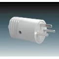 5538N-C01701 S Vidlice s přímým vývodem, 10 A, 250 V AC, DC, vzor C, šedá