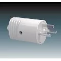 5538N-C01702 S Vidlice s přímým vývodem, 10 A, 250 V AC, DC, vzor C1, šedá