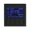3292H-A10301 63 termostat univerzální programovatelný onyx/kouřová černá ABB