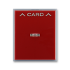 3559E-A00700 24 kryt spínače kartového Element karmínová-ledová šedá ABB