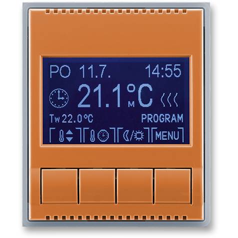 3292E-A10301 07 termostat univerzální Element programovatelný karamelová-ledová šedá ABB ABB