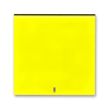 3559H-A00653 64 kryt jednoduchý s průzorem žlutá/kouřová černá ABB