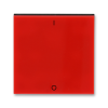 3559H-A00933 65 kryt jednoduchý s potiskem červená/kouř. černá ABB
