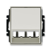 5014E-A00400 32 kryt zásuvky komunikační Time prvky Panduit Mini-Com starostříbrná ABB