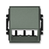 5014E-A00400 34 kryt zásuvky komunikační Time prvky Panduit Mini-Com antracitová ABB