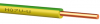 H05V-U 0,75mm (CY) žlutozelený vodič
