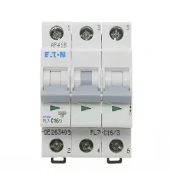 PL7-C16/3 Jistič třífázový 16A Eaton 263409