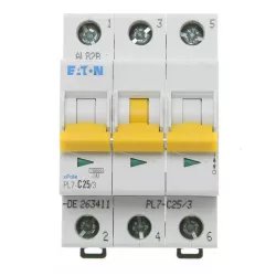 PL7-C25/3 Jistič třífázový 25A Eaton 263411