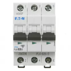 PL6-B20/3 Jistič třífázový 20A Eaton 286590