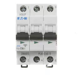 PL6-C16/3 Jistič třífázový 16A Eaton 286601