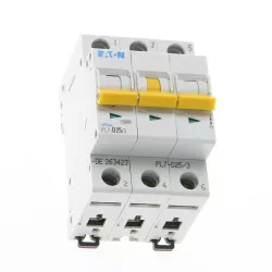 PL7-D25/3 Jistič třífázový 25A Eaton 263423