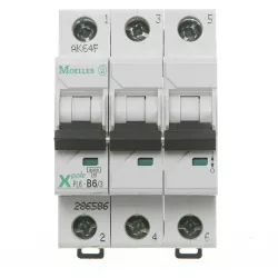 PL6-B6/3 Jistič třífázový 6A Eaton 286586