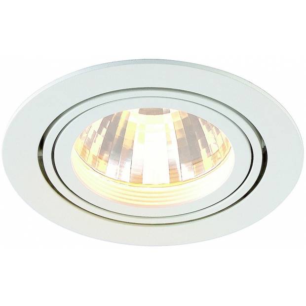 113591 NEW TRIA LED DISK Downlight bílá vestavné stropní svítidlo kruhové výklopné