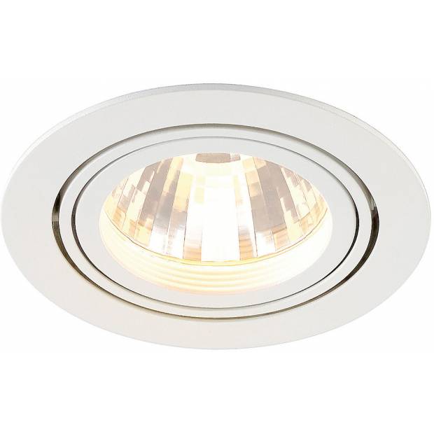 113581 NEW TRIA LED DISK Downlight bílá vestavné stropní svítidlo kruhové výklopné