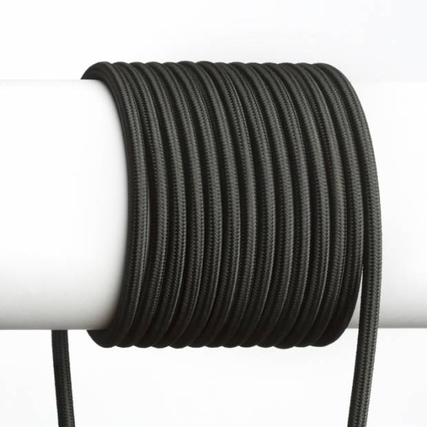 FIT textilní kabel 3x0,75 1bm černá  SLV