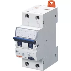 Proudový chránič s jističem GW94106 2P 10A C 30mA 6kA Gewiss