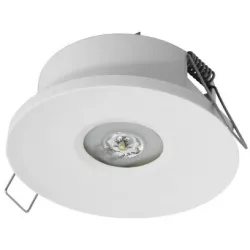 Nouzové svítidlo vestavné AXPU/1W/B/1/SA/AT/WH 1W 150lm 1h bílé