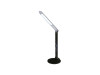 TESSA designová multifunkční stolní LED lampa s displejem, černá Panlux