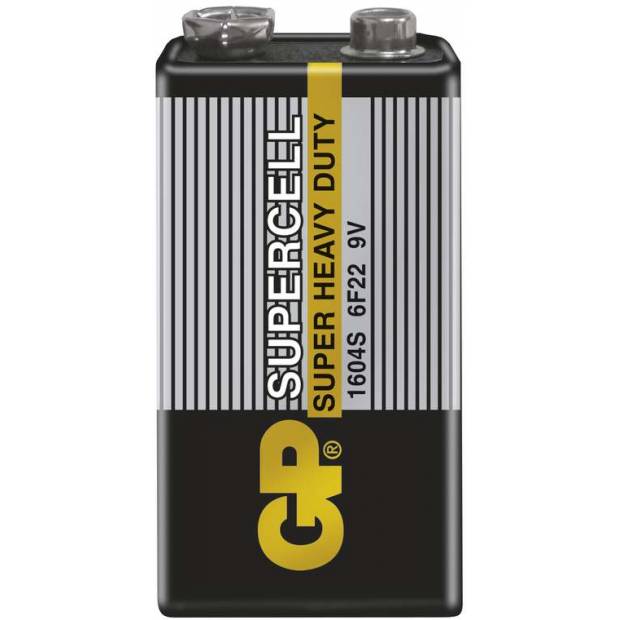 Baterie GP Supercell 6F22 9V 1 ks