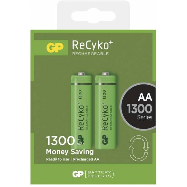 Nabíjecí baterie GP ReCyko+ 1300 HR6 (AA), krabička GP Batteries