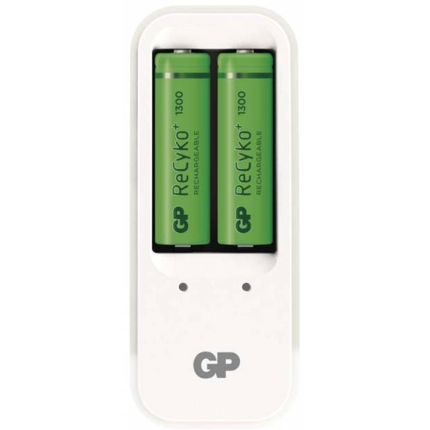 GP nabíječka baterií PB410 + 2 AA NiMH1300 GP Batteries