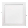 LED panel 220×220, čtvercový vestavný bílý, 18W teplá bílá EMOS Lighting