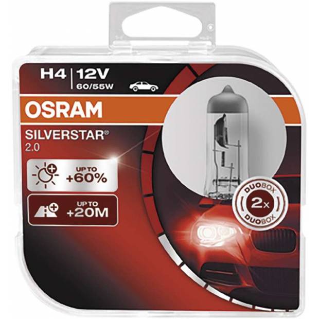 Autožárovka OSRAM H4 12V 60 / 55W 64193 HCB SILVESTAR Osram