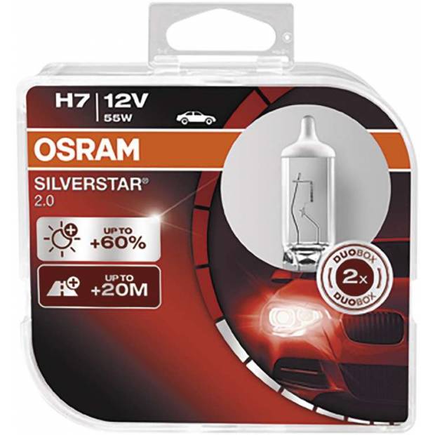 Autožárovka OSRAM H7 12V 55W 64210 HCB SILVERSTAR Osram