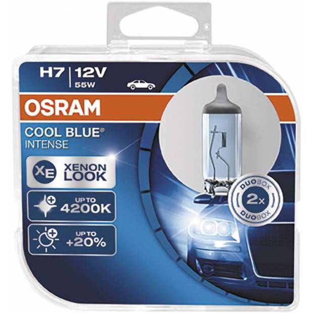 Autožárovka OSRAM H7 12V 55W 64210 HCB COOL BLUE Osram