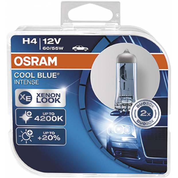 Autožárovka OSRAM H4 12V 60 / 55W 64193 HCB COOL BLUE Osram