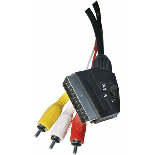 AV kabel SCART - 3x CINCH 1,5m EMOS