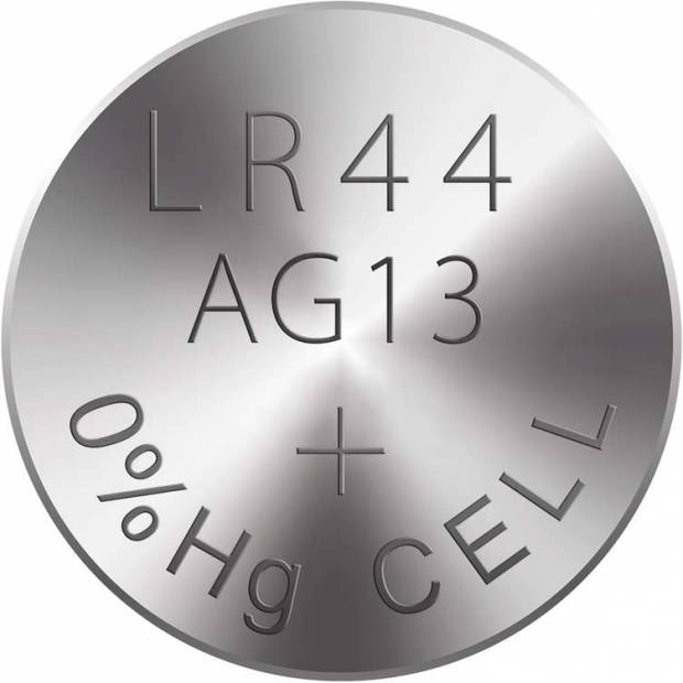 Alkalická knoflíková baterie RAVER LR44 (A76), blistr Raver