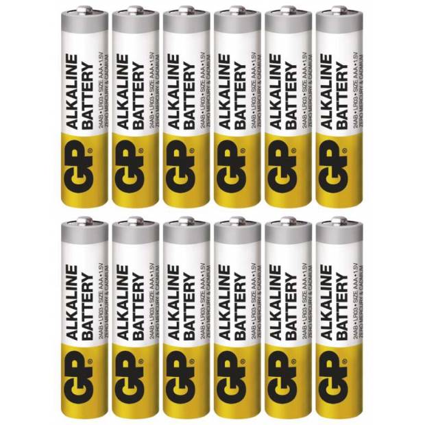 Alkalická baterie GP Alkaline LR03 (AAA) fólie GP Batteries