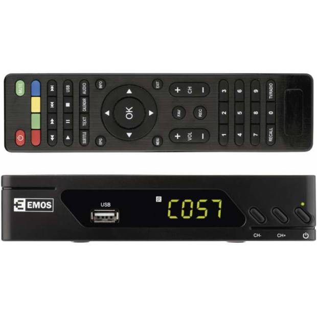 EMOS EM170 HD HEVC H265 DVB-T2 EMOS