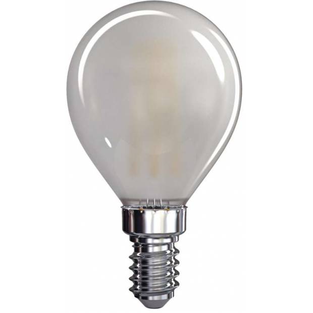 LED žárovka Filament Mini Globe matná 4W E14 teplá bílá EMOS Lighting