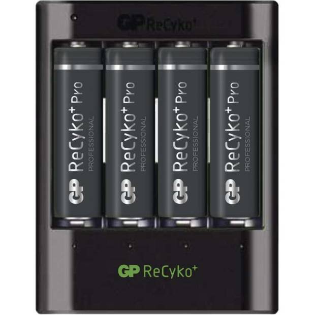 GP USB nabíječka baterií U421 + 4× AA GP ReCyko+ Pro GP Batteries
