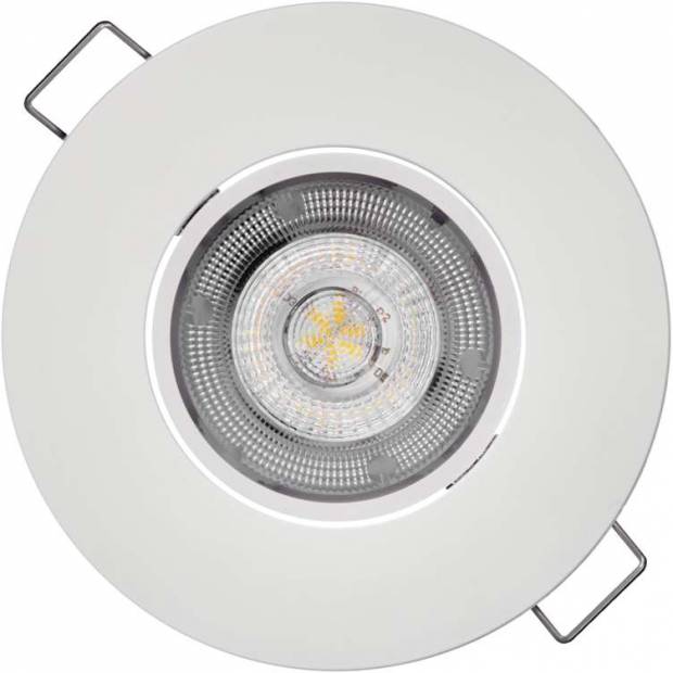 LED bodové svítidlo Exclusive bílé, 8W teplá bílá EMOS Lighting