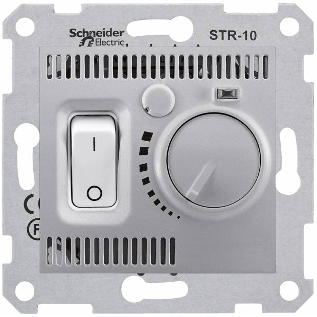 Sedna termostat pokojový barva hliníková SDN6000160 Schneider