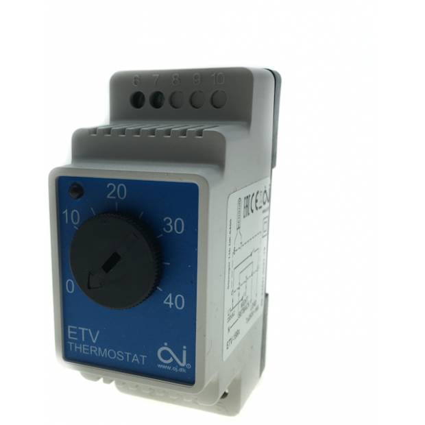 Podlahový termostat ETV-1990 na DIN lištu