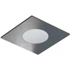 SPOTLIGHT IP65 SQUARE 3000K stříbrná broušená Panlux