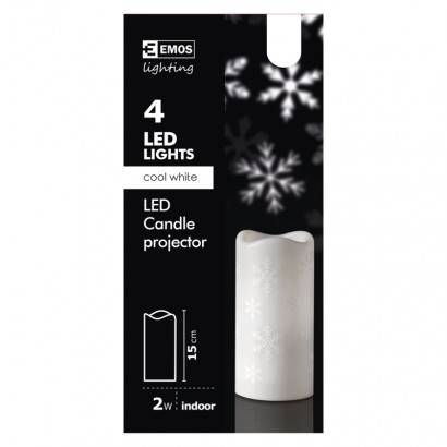 LED dekorativní projektor – vločky, vnitřní EMOS Lighting