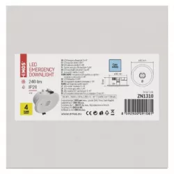 Nouzové svítidlo 3W 240lm 3h MT EMOS Lighting