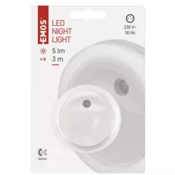 LED noční světlo P3315 s fotosenzorem do zásuvky EMOS