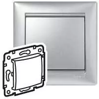 Legrand 770146 Záslepka Valena stříbrná