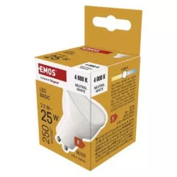 LED žárovka Basic MR16 / GU10 / 2,9 W (25 W) / 250 lm / neutrální bílá EMOS
